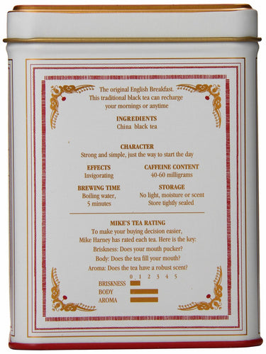 Harney & Sons Black Tea, English Breakfast, 20 Sachets